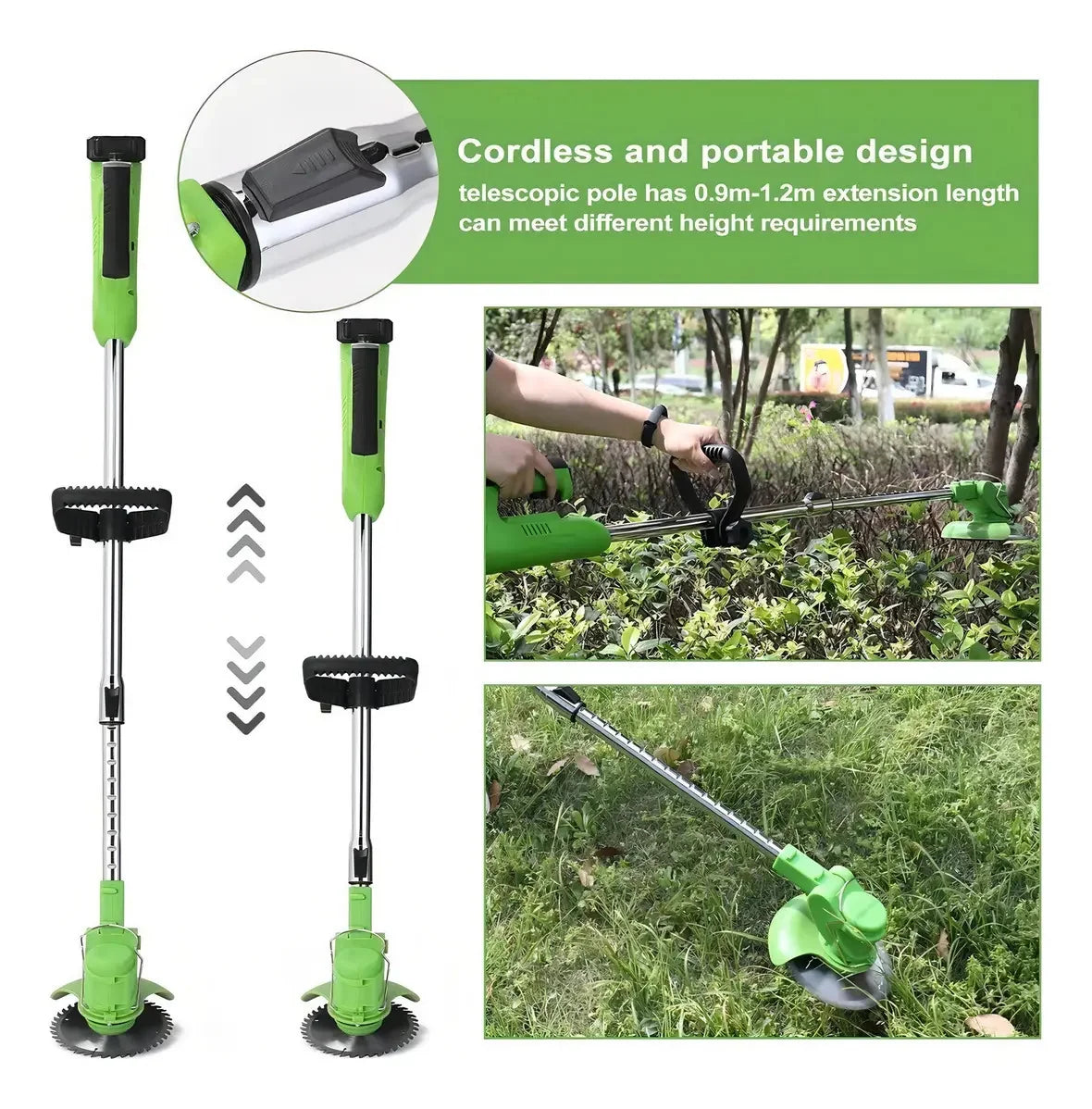 CORTA CÉSPED INALÁMBRICO