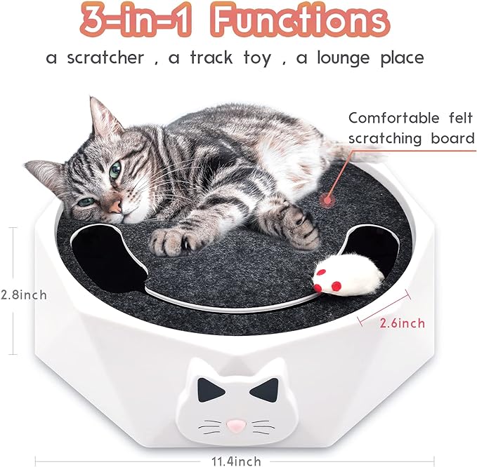TOCADISCOS ELÉCTRICO PARA GATOS