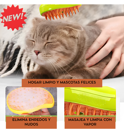 CEPILLO A VAPOR PARA MASCOTAS