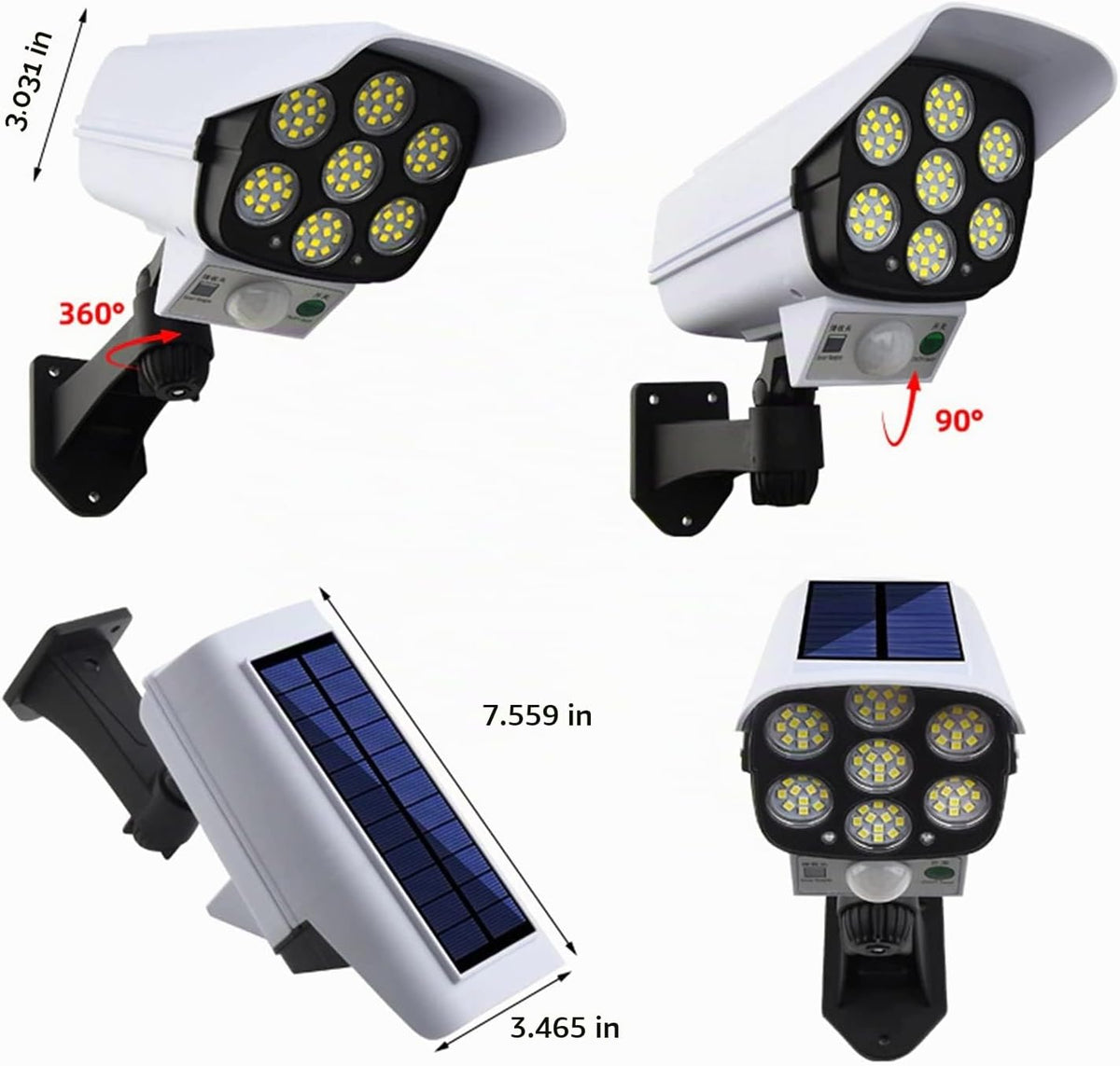 FOCO SOLAR TIPO CÁMARA
