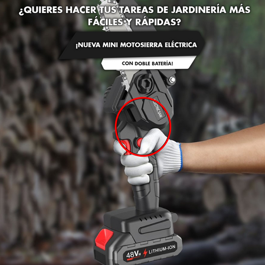 MOTOSIERRA ELÉCTRICA PORTÁTIL RECARGABLE
