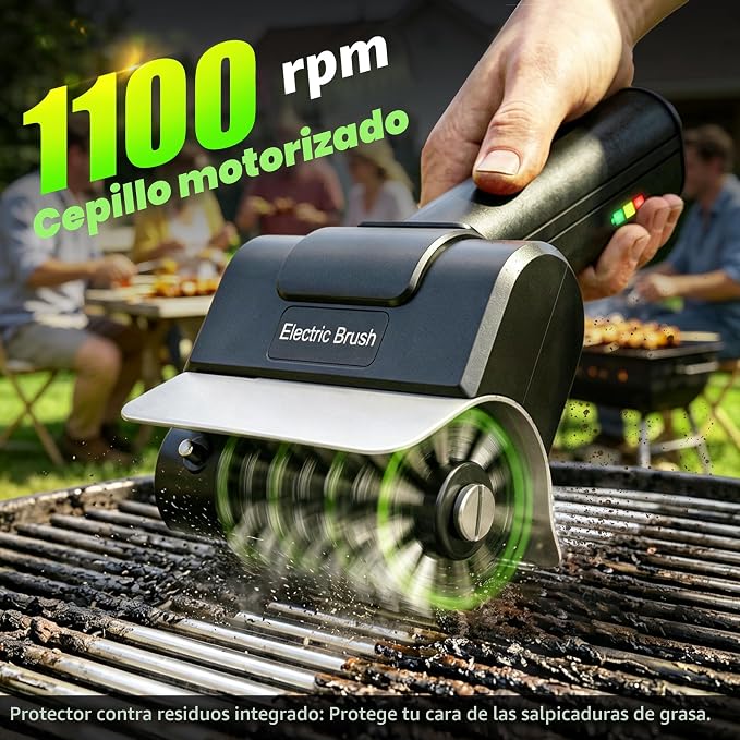 CEPILLO ELÉCTRICO LIMPIA PARRILLAS