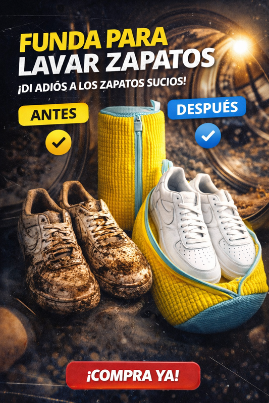 FUNDA PARA LAVAR ZAPATILLAS CON CIERRE