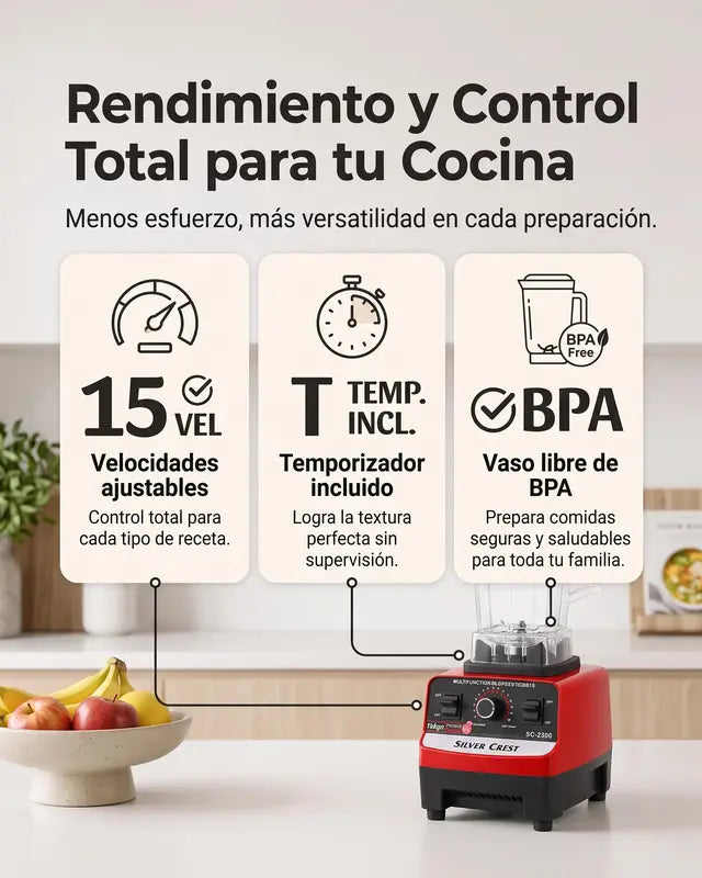 LICUADORA PROFESIONAL 2L