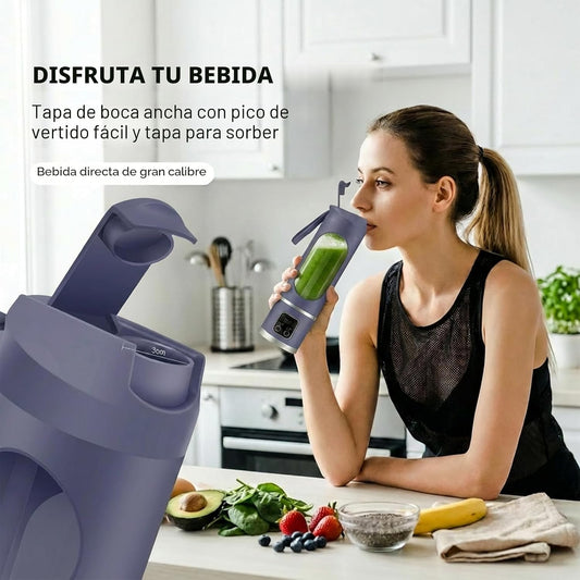 LICUADORA PROCESADORA PORTÁTIL 500 ML