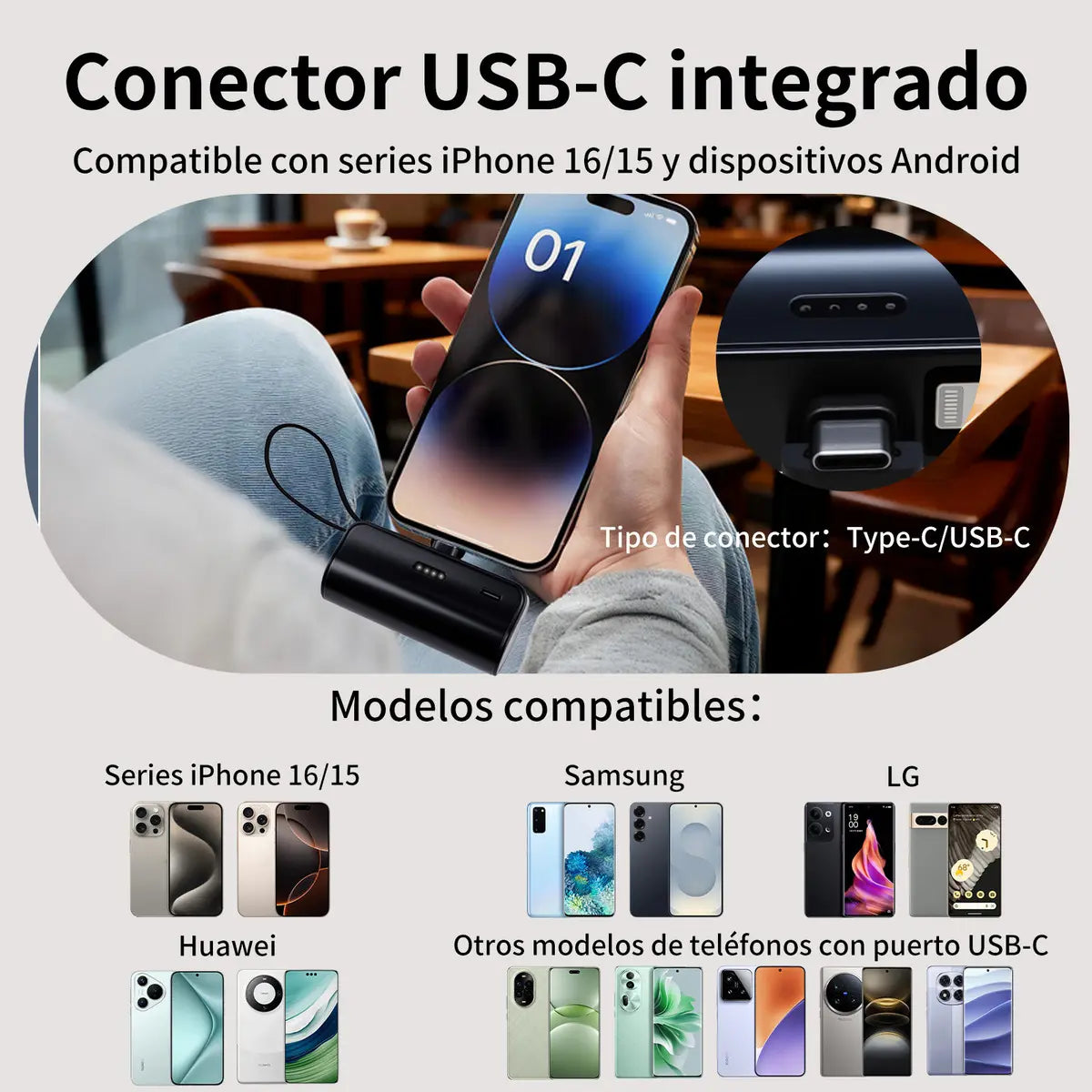 CARGADOR PORTÁTIL TIPO LLAVERO