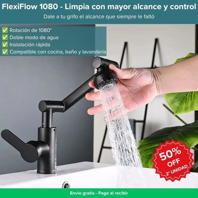 GRIFO FLEXIBLE GIRATORIO