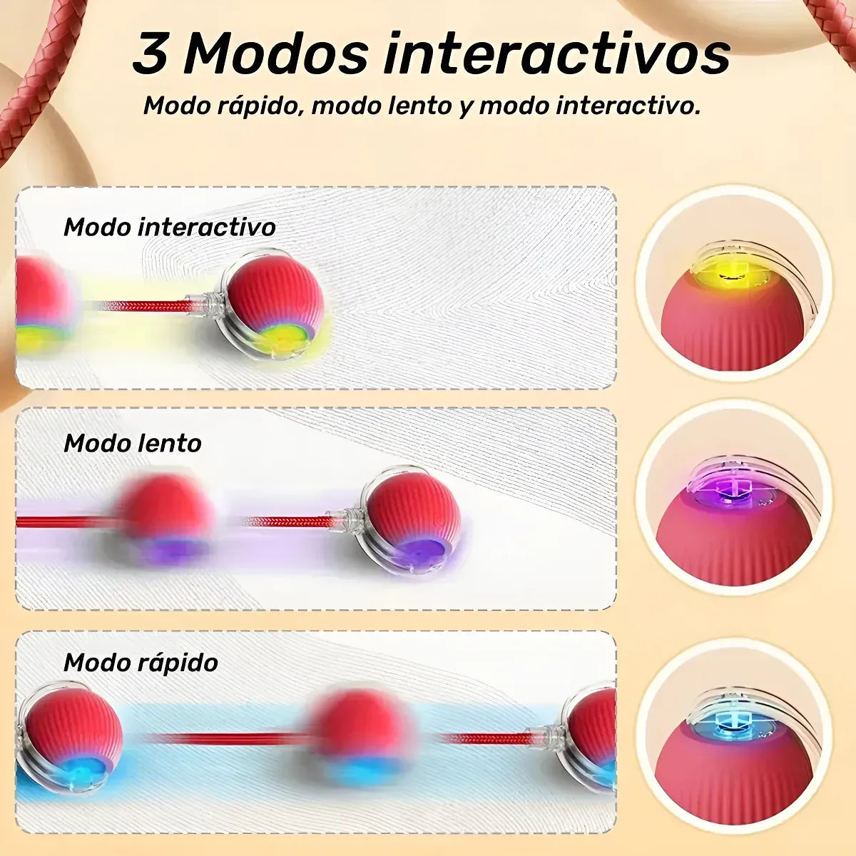 SMARTBALL CON CUERDA PARA MASCOTAS